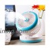 Amanka Mini Misting Fan Portable Desktop USB Fan  3600rpm with 2000mAh Rechargeable Battery for Home  Office and Travel  Table Desk Mini Humidifier (Detachable Cover) - B072WPCV54